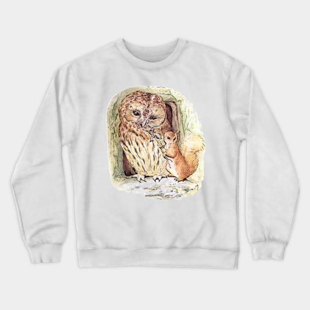 Squirrel Nutkin and Mr. Brown - Beatrix Potter Crewneck Sweatshirt by forgottenbeauty